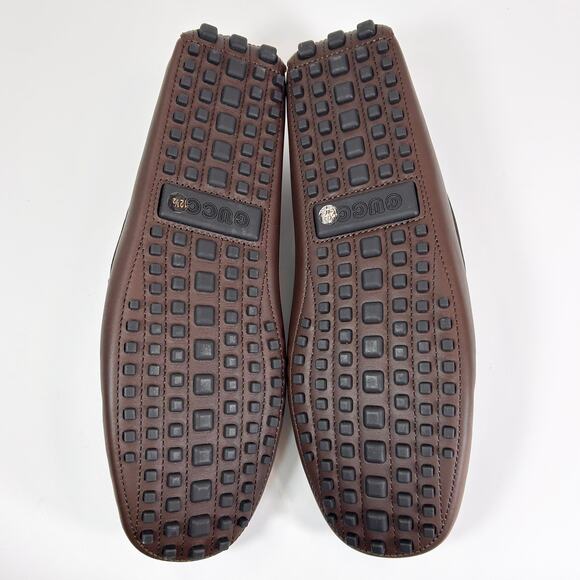 Gucci Ayrton Webstripe Horsebit Leather Loafer - Men’s 13 - Picture 6 of 8
